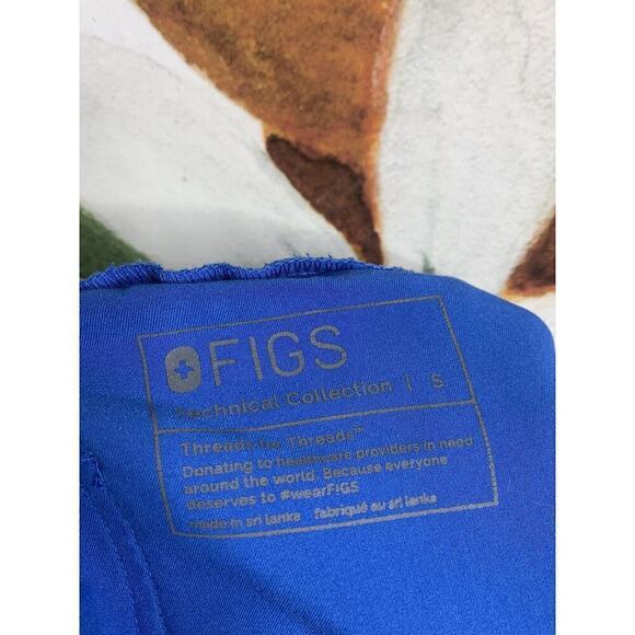 FIGS Technical Collection Small Blue Drawstring Scrub Jogger Pants - Picture 2 of 6